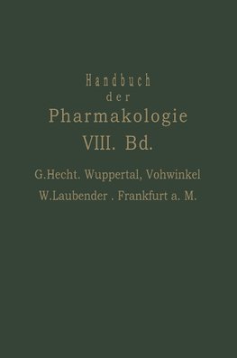 Handbuch der Experimentellen Pharmakologie