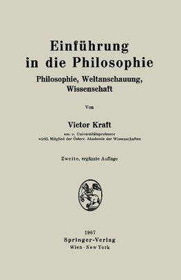 Einführung in die Philosophie