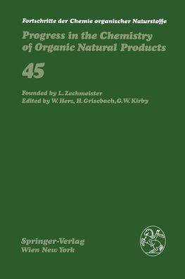 Fortschritte der Chemie organischer Naturstoffe / Progress in the Chemistry of Organic Natural Products