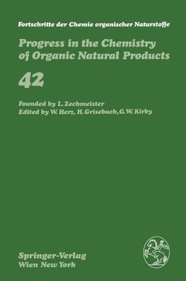 Fortschritte der Chemie organischer Naturstoffe / Progress in the Chemistry of Organic Natural Products