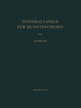 Integraltafeln zur Quantenchemie