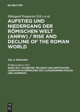 Religion (Hellenistisches Judentum in römischer Zeit, ausgenommen Philon und Josephus)