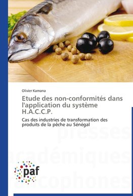 Etude des non-conformités dans l'application du système H.A.C.C.P.