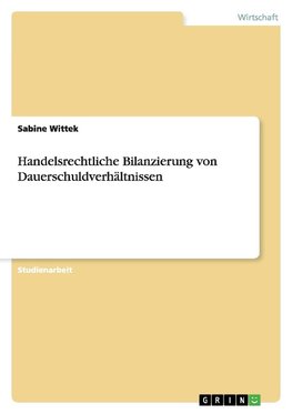 Handelsrechtliche Bilanzierung von Dauerschuldverhältnissen