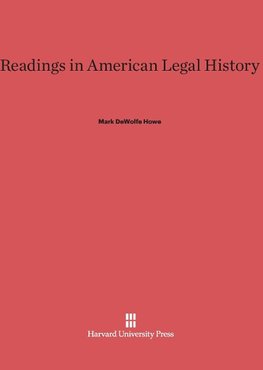 Readings in American Legal History