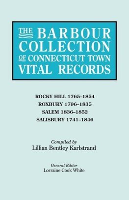 The Barbour Collection of Connecticut Town Vital Records. Volume 37