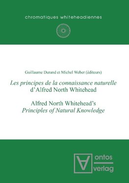 Les principes de la connaissance naturelle d'Alfred North Whitehead