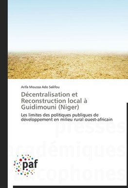 Décentralisation et Reconstruction local à Guidimouni (Niger)