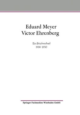 Eduard Meyer Victor Ehrenberg