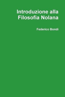 Introduzione Alla Filosofia Nolana