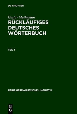 Rückläufiges deutsches Wörterbuch