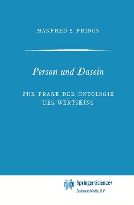 Person und Dasein