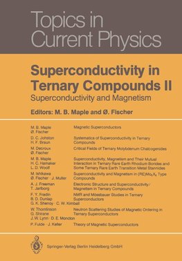 Superconductivity in Ternary Compounds II