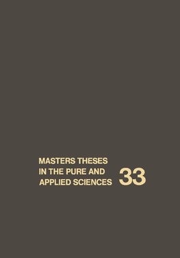 Masters Theses in the Pure and Applied Sciences