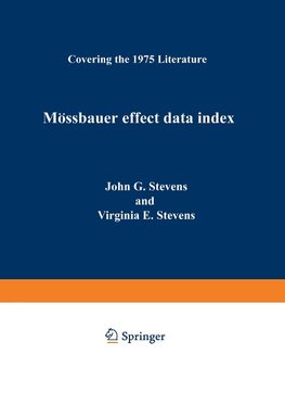 Mössbauer Effect Data Index