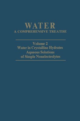 Water in Crystalline Hydrates Aqueous Solutions of Simple Nonelectrolytes