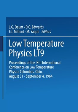 Low Temperature Physics LT9