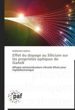 Effet du dopage au Silicium sur les propriétés optiques de GaAsN