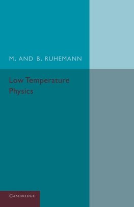 Low Temperature Physics