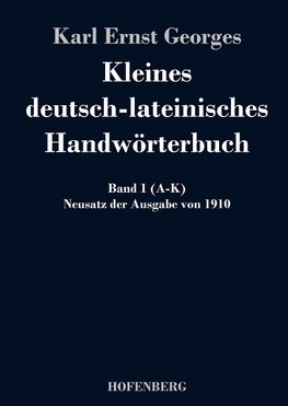 Kleines deutsch-lateinisches Handwörterbuch