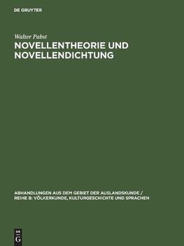 Novellentheorie und Novellendichtung