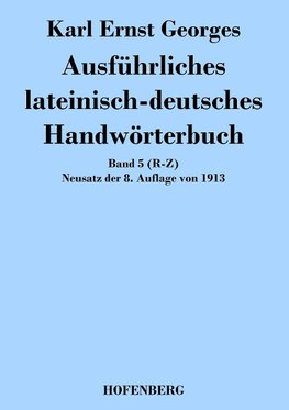 Ausführliches lateinisch-deutsches Handwörterbuch