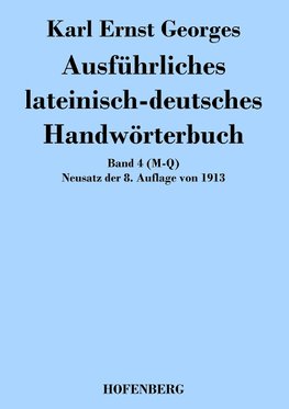 Ausführliches lateinisch-deutsches Handwörterbuch