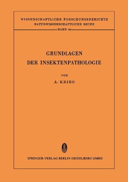 Grundlagen der Insektenpathologie