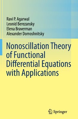 Nonoscillation Theory of Functional Differential Equations with Applications