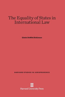 The Equality of States in International Law