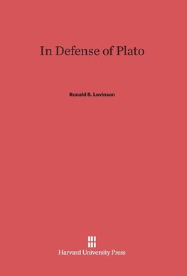 In Defense of Plato