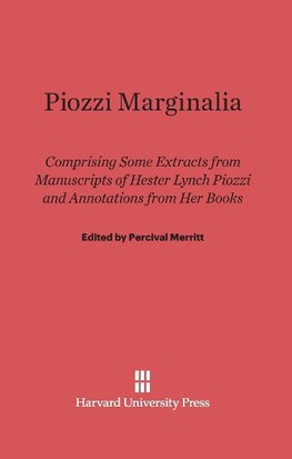 Piozzi Marginalia