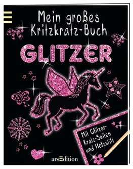 Mein großes Kritzkratz-Buch Glitzer