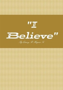 " I Believe "