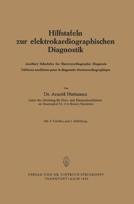 Hilfstafeln zur elektrokardiographischen Diagnostik