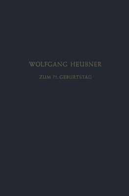 Festschrift zum 75. Geburtstag