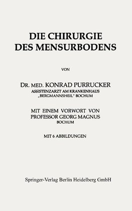 Die Chirurgie des Mensurbodens