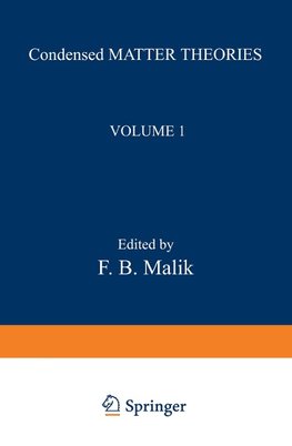 Condensed Matter Theories