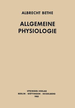 Allgemeine Physiologie