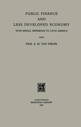 Public Finance and Less Developed Economy