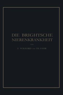 Die Brightsche Nierenkrankheit