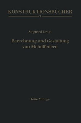 Berechnung und Gestaltung von Metallfedern