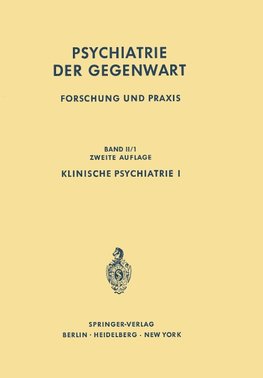 Klinische Psychiatrie I