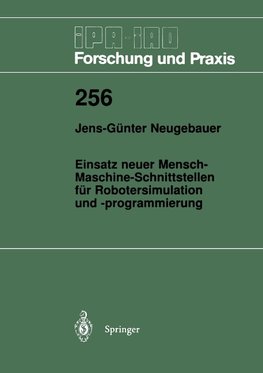 Einsatz neuer Mensch-Maschine-Schnittstellen für Robotersimulation und -programmierung