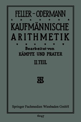 Das Ganze der Kaufmännischen Arithmetik