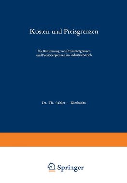 Kosten und Preisgrenzen