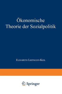 Ökonomische Theorie der Sozialpolitik