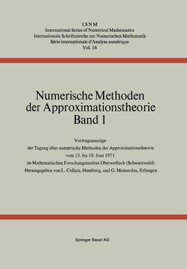 Numerische Methoden der Approximationstheorie