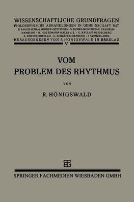 Vom Problem des Rhythmus