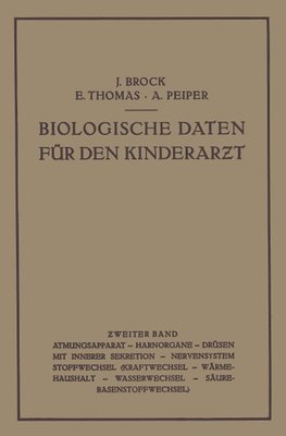 Biologische Daten für den Kinderarzt